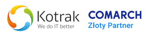 comarch złoty partner logo kotrak logo